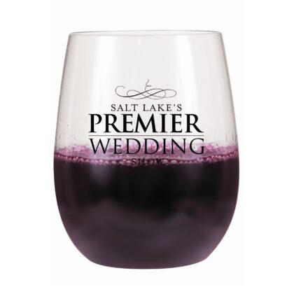 Promotional Vinello Shatterproof Plastic Stemless Wine Glass 12 oz.