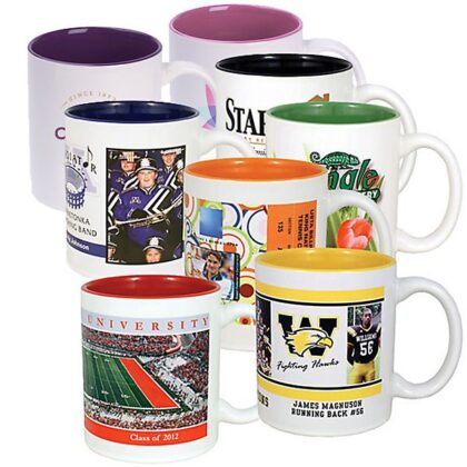 Promotional High Definition Image Accent Mug - 11 oz